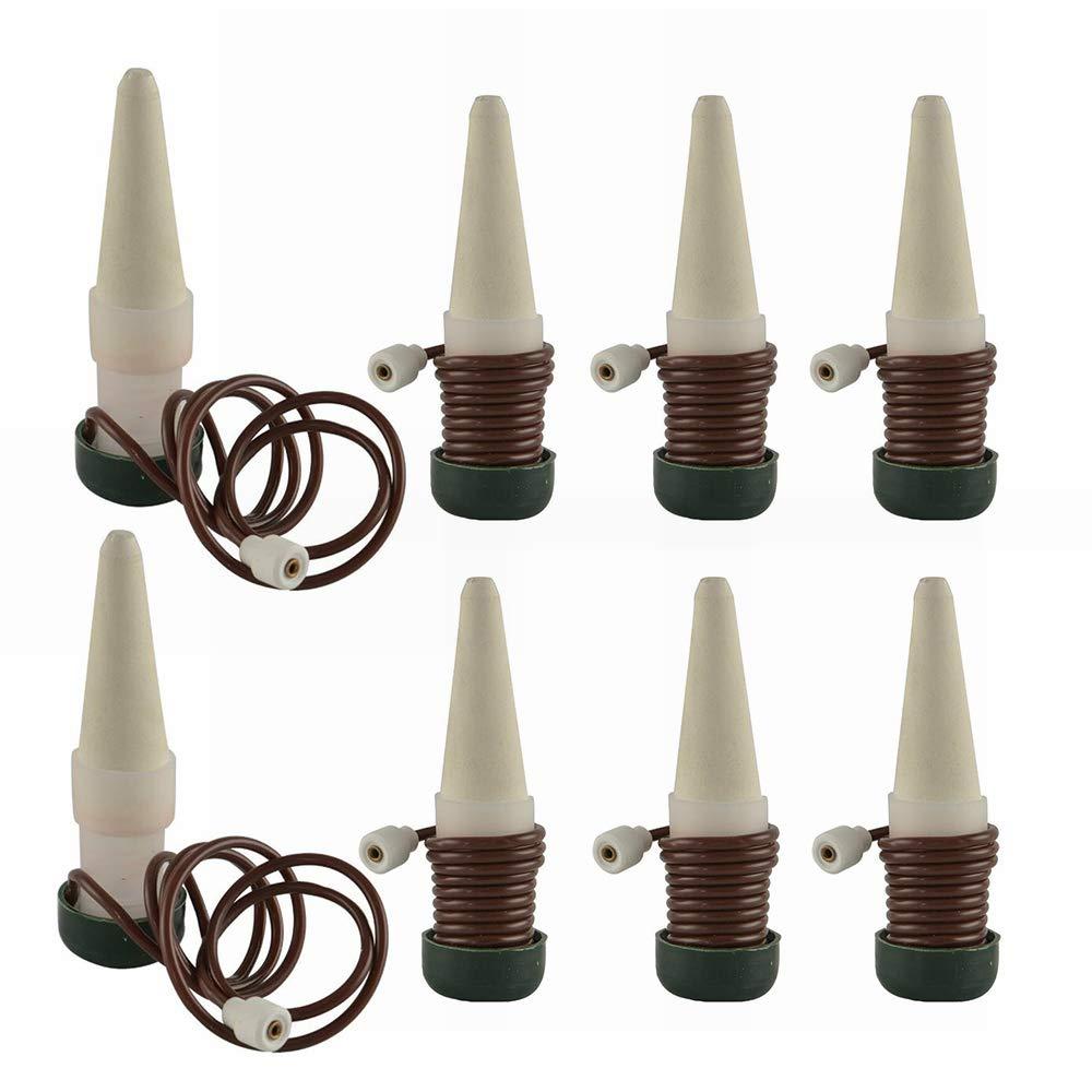 8 Pack Indoor Plant Drip Irrigation Automatic Plant Watering Spike Flower Waterer Tools Stakes Water Slow Release Devices for Home or Vacation Use