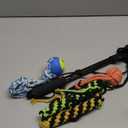 Flirt Pole for Dogs, Interactive Toys Tug-of-war for Pet, Durable Teaser Wand, Chase Toys with Rope Chewing Sticks, for Outdoor Exercise & Training (2 switch-40.2Inch)