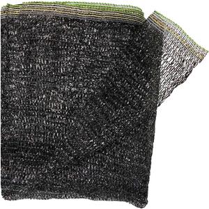 Cool Area 55% 10x20ft Sunblock Shade Cloth Cover Mesh UV Resistant Net for Garden Flower Plant Greenhouse, Black