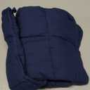 CuteKing Weighted Blanket (3lbs, 20"x30", Navy Blue) Heavy Blanket for 40-60lbs, Weighted Blanket for Cooling & Heating with Premium Glass Beads, Thick Blanket All-Season