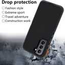 NUFR for Samsung Galaxy S21 FE 5G Case, Heavy Duty case,[Military Grade Protective ][Shockproof] [Dropproof] [Dust-Proof],(Black)