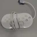 OSTENT Wired Classic Controller Gamepad Joystick for Nintendo Wii Remote Console Video Game Color White