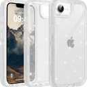 TUTUKII for iPhone 16e Case & iPhone 17e Case Clear, Anti-Drop, Transparent, Shockproof, Military Grade Drop Protection, Heavy Duty Protective Phone Case Cover, 6.1", Clear Glitter
