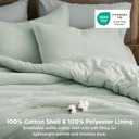 Bedsure Waffle Comforter Set King, Sage Green Soft Bedding, Waffle Weave Bed Set, 3 Pieces, 1 Comforter (104"x90") and 2 Pillow Shams, Cotton Shell and Polyester Lining for All Seasons