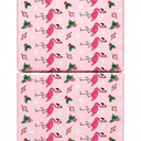 2 x Festive Flamingoes Gift Card Holder