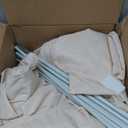 Toddler bed Tent Canopy: Lights & Flags Indoor Floor Twin Bed Kids Tent Play Tent - Twin Bed Curtains - Girls & Boys Play House Bedroom Privacy Space Sleeping Tents Gifts Large Teepee Tent(Golden Beige) (75x40x46"(Suggested for Twin))