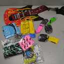 10 Pieces Inflatable Instruments Party Props Set Photo Booth Props Inflatable Guitar Saxophone Bass Lute Microphone Recorder Piano Theme Party Rock Toys Decorated Vintage Period Party