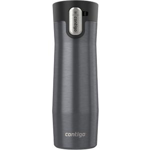 Contigo AUTOSEAL West Loop Vacuum-Insulated Stainless Steel Travel Mug with Easy-Clean Lid 20 oz Sake (20oz (Single Pack))