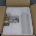 kudos Gold Bathroom Sconces Wall Lighting, Bathroom Vanity Light, Modern Wall Lights with Clear Glass and Frosted Glass,3000K/4500K/6000K Adjustable, KDVL06-GD-2 (1 Pack)