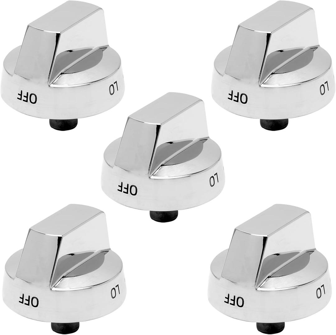 Puzau| DG94-01316A NX58k9850SG Range Surface Burner Knob, DG94-01316A Burner Control Dial Knobs Repalce DG94-01316C DG94-01316D DG94-01316B, Compatible with Samsung Stove Knob NX58K9850SS/AA,