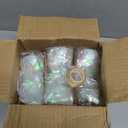 Aluminum Foil Balloon Weights for Parties (24 pcs) - 0.31lb (140g) Each - Premium Balloon Anchors for Birthday, Wedding, Dinner, Indoor & Outdoor Decorations(Lridescent 24pcs)