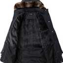 Pefflarge Women's Plus Size Parka Down Coat (Gray), 5X