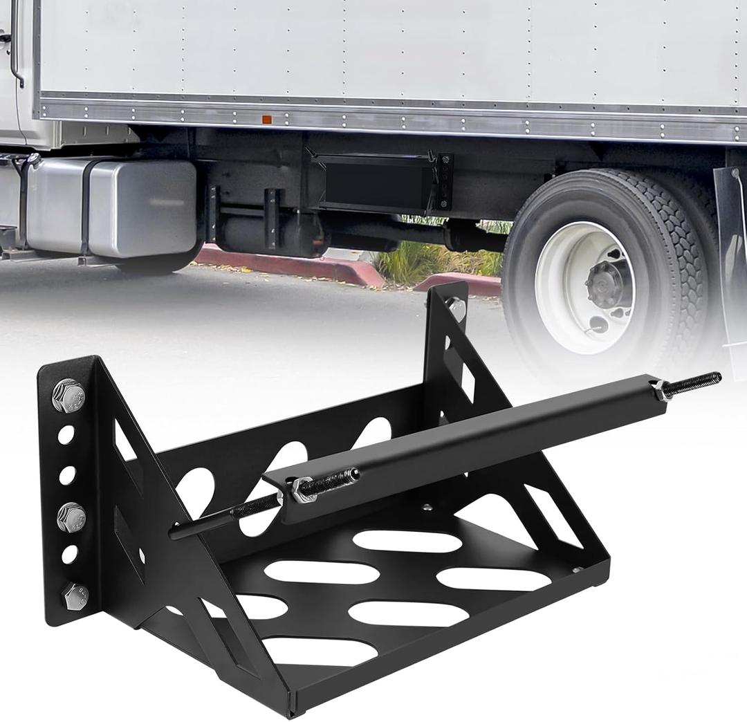 Battery Mounting Bracket Kit,Heavy-Duty Metal Steel Battery Mount Box, Fits up to 10.63"7.06"7.5" Battery,Easy Bolt-in Battery Tray for Marine Boat Pickup Trucks Cars RV Trailer
