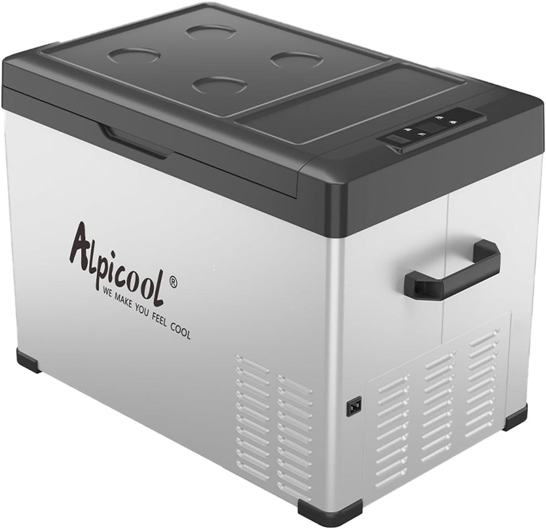 Alpicool C40 Portable Car Freezer, 12 Volt Refrigerator, 38 Quart(35.7 Liter) Fast Cooling 12V Car Fridge, Car Cooler for RV, Truck, Camping, Outdoor -12/24V DC and 100-240V AC Alpicool C40 Portable Car Freezer, 12 Volt Refrigerator, 38 Quart(35.7 Liter) Fast Cooling 12V Car Fridge, Car Cooler for RV, Truck, Camping, Outdoor -12/24V DC and 100-240V AC