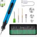 USB Rechargable Engraving Pen with 35bits,Mini Electric Engraver Etching Machines Cordless Rotary Tools Engraved Jewelry Stone Metal Plastic Wood Resin