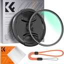 K&F Concept 43mm MC UV Lens Protection Filter with Lens Cap Cleaning Cloth Optical Glass Ultra Slim 18 Multi-Layer Coatings Camera Lens UV Filter (K-Series)