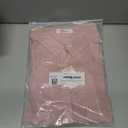 TOUSYEA Sleep Shirts for Women Button Down Shirts Long Sleeve Sleepwear Swimsuit Cover Ups Soft Pajama Tops (Pink, XXL)