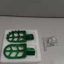 JFG RACING Dirt Bike Foot Pegs,Universal CNC Motorcycle Pit Mini Bike Pegs for KX 50 70 80 85 100 110 Tao Tao DB-X RFZ Lifan KAYO - Green