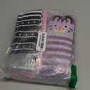 TRUEHAN 6 Pairs Girls Knee High Socks 3-12 Years Cartoon Animals Warm Cotton Long Tall Boot Socks (Cute Animal 02)