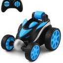 NextGen Racers Kids Remote Control Toy Car - RC Stunt Race Cars with LED Lights & 360° Flip/Spinning Action for Boys & Girls, Ages 5, 6,7, 8 to 14 Years & up, Perfect Indoor/Outdoor Toy Gift (Blue)
