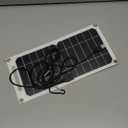 Mini 5V 6W USB Solar Panel, Portable 5 Volt 6 Watt High Efficiency Monocrystalline Solar Panel Charger with 55inch Cable for Cellphone Camera Fan Camping Lantern etc.