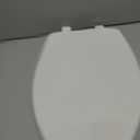 Bemis 7300SLEC Slow Close Toilet Seat, Easy Clean Hinges and Durable Plastic Seat, Made in USA, Elongated, White