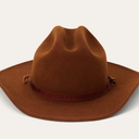 Western Cowboy Hat for Women: Wide Brimmed for Cowgirl - 2 Decorative Band for Men - Felt Hats for Party/Festival, M