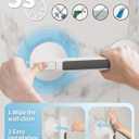 Grab Bars for Bathtubs and Showers 2 Pack Shower Handle for Seniors and Ederly, 12.2 Suction Handicap Grab Bars for Wall, Waterproof, No Drilling
