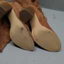 Erocalli Suede Tall Long Fall Boot Brown Knee High Boots for Women Round Toe Winter Side Zipper Chunky Block Heel 2026, Size 9