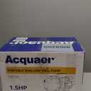 Acquaer 1.5 HP Portable Shallow Well Pump Garden Pump, Stainless Steel, 1210 GPH, 115V Sprinkler Water Transfer Draining Irrigation for Water Removal and Lawn Garden