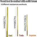 Vocal Training and Healing Aid Tool,Sing Straw Voice Vocal Trainer Metal Therapy Tool(Vocal Training-D)