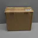 Supteron Bathroom Can with Lid 3.1 Gallon Narrow Can Small Plastic Bin 12 Liter Rectangular Plastic Garbage Can with Press Type Lid for Bedroom Bathroom (Blackwhite)