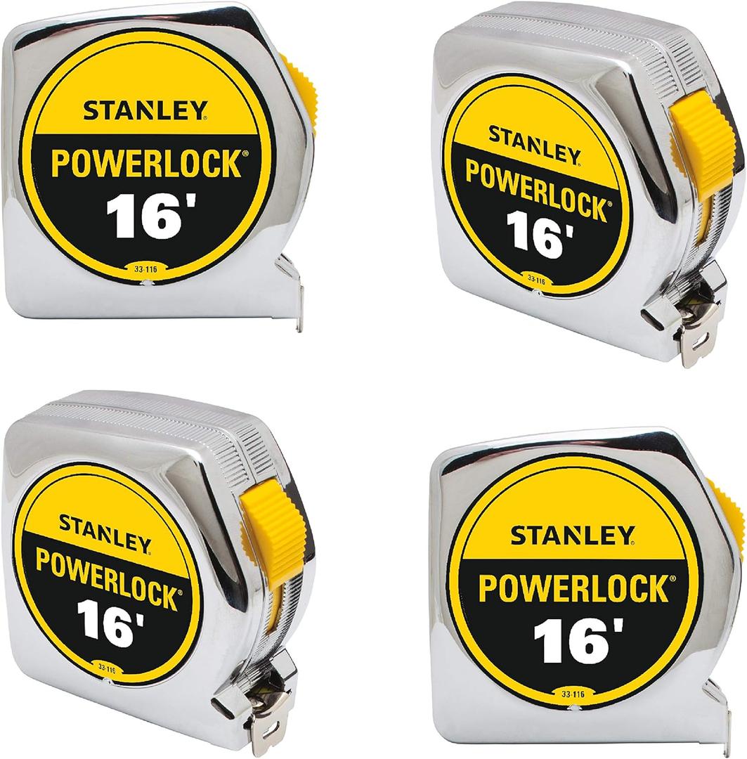 Stanley Tools 33-116 16ft. Powerlock Tape Rule (4-Pack)