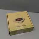 Bluetooth Portable Home CD Music Player with Remote Control, Timer, Built-in Speakers and LED Display - FM Radio Boombox (White)