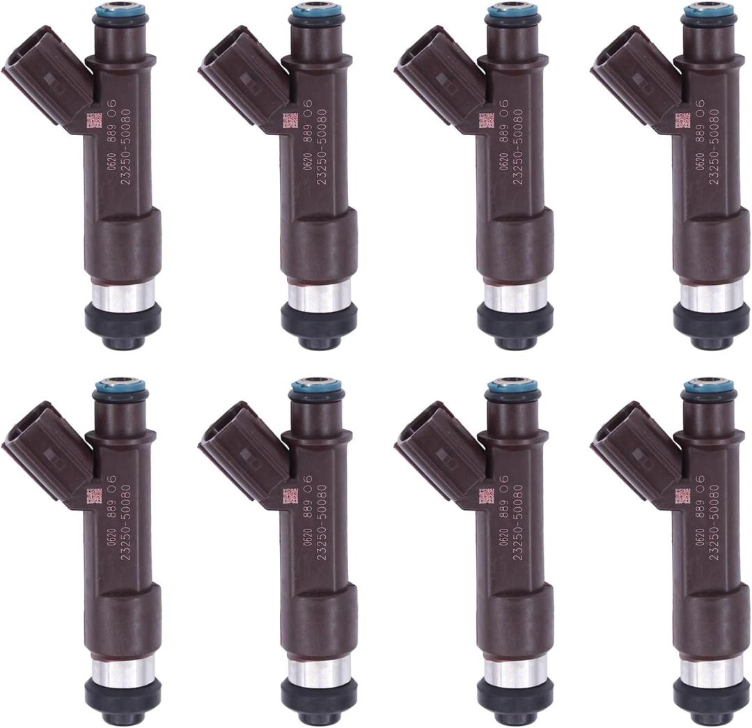 MOTOKU 8Pcs Fuel Injectors for Toyota Tundra Sequoia 4Runner 2005-2009 Land Cruiser 2005-2007 Lexus LX470 2006-2007 GX470 2005-2009 4.7L V8