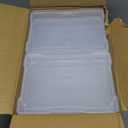 novelinks 12 Pack 5"x7" Clear Photo Storage Boxes  Plastic Picture Organizer Cases with Lids  Photo Keeper Containers for 5x7 Prints, Cards, and Craft Supplies