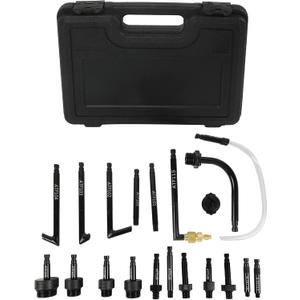 PLAYOCCAR Transmission Fluid Fill Adapter Kit, 20PCS ATF Filler Adapters Automatic Gearbox Oil Refill Connector Tool Set Compatible with Mercedes-Benz, Ford, GM, etc.