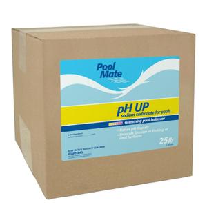Pool Mate 25-Pounds Premium pH Up for Pools, 100% Sodium Carbonate