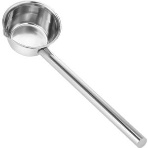 PRETYZOOM 14'' Large Water Ladle with Pour Spout, Stainless Steel Handle