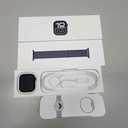 Apple Watch Series 10 [GPS 46mm case] Smartwatch with Jet Black Aluminum Case with Ink Sport Loop. Fitness Tracker, ECG App, Always-On Retina Display, Carbon Neutral (46mm case + Medium/Large band)