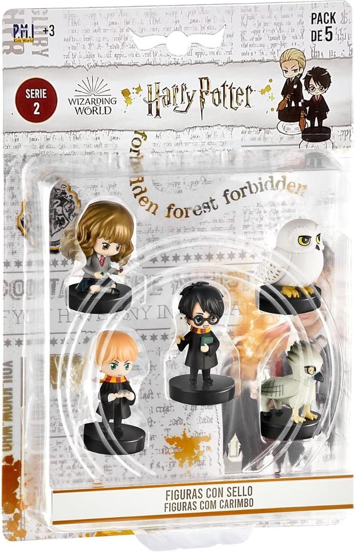 Bizak Harry Potter Pack of 5 Figures of 5 cm with Great Level of Detail, 16 Collectible Figures, Assorted Characters, Recommended from 3 Years (64115240)