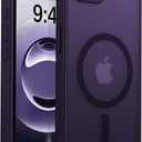 Magnetic Shockproof for iPhone 16 Case 2025[Compatible with MagSafe][Military-Grade Protection]Anti-Yellowing,Anti-Scratch Matte Back Protective Phone Case for iPhone 16  6.1",Purple