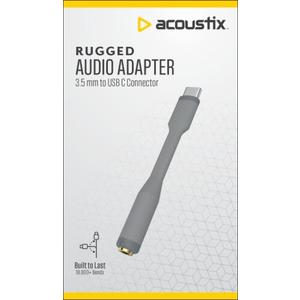 Acoustix™ Rugged Audio Adapter, 3.5 mm