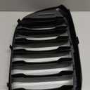 SNA Front Kidney Grille for 2018-2021 BMW X3 G01 2019-2021 X4 G02 (Single Slat ABS Gloss Black X3 Grill, X4 Grill)