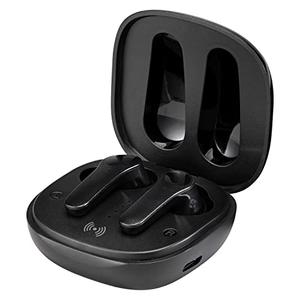 iLive IAEBTNQ102B IAEBTNQ102B in-Ear Active-Noise-Canceling Truly Wire-Free Stereo Bluetooth Earbuds with Microphones and Wireless Charging Case, Black