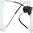 BOXI 751-724 Front Driver Window Regulator and Motor for Cadillac Escalade/for GMC Chevy Silverado 1500 2500 HD 3500HD Suburban Tahoe Silvery 23422490