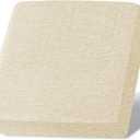 Naturoom Linen Couch Cushion Covers, Sofa Cover Sofa Furniture Protector Slipcover with Bottom Tie Rope, Soft Non-Slip Non-Wrinkle Non-Sticky Suitable for Loveseat Champagne 1 Pieces