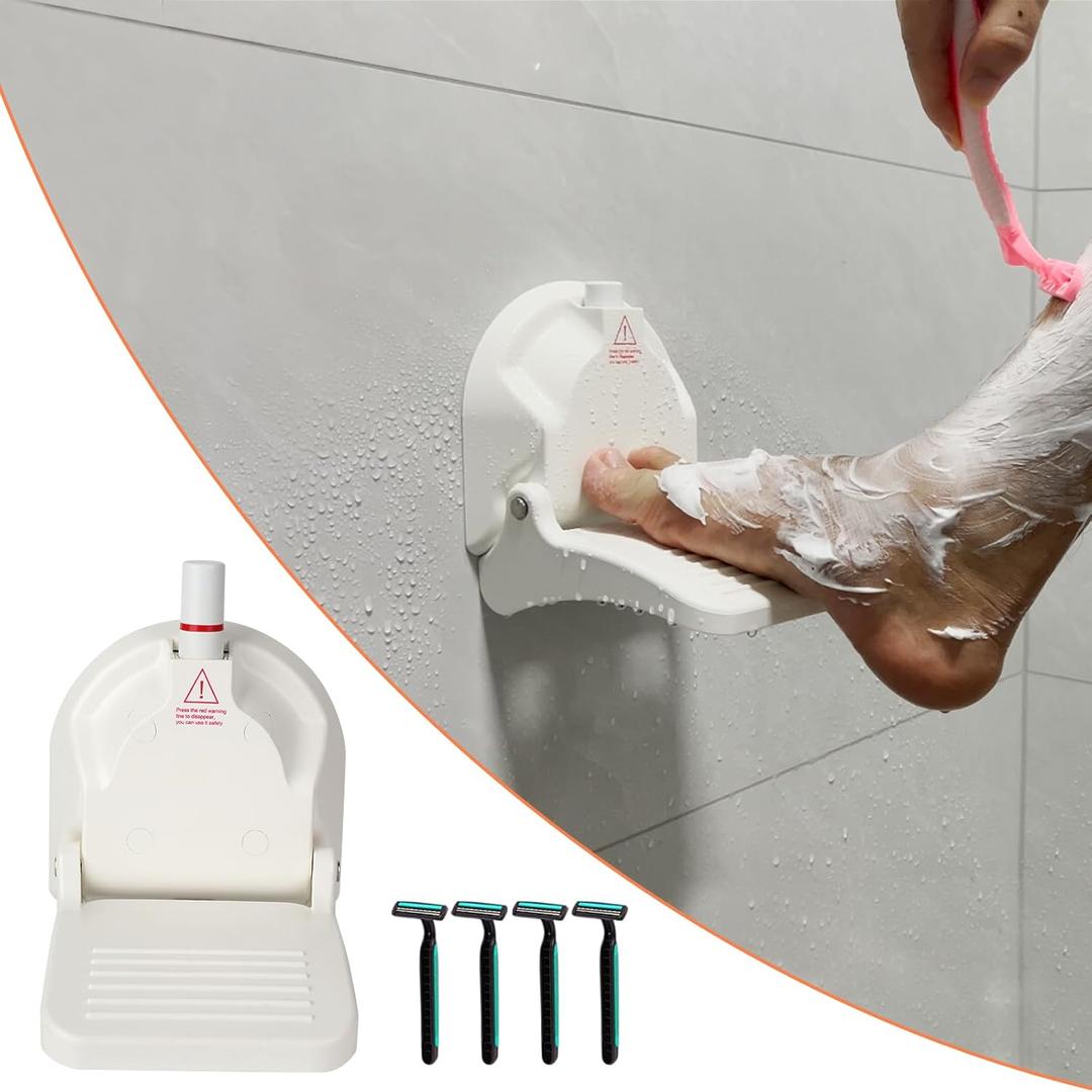 Shower Foot Rest for Shaving Legs, Suitable for RV Bathroom, Easy to Carry While Traveling