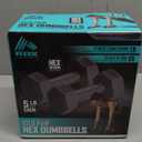 RBX HEX DUMBBELLS PAIR, 5LB EACH 