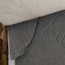 AWW Stone Bath Mat, Diatomaceous Earth, Cat Pattern, Grey, 23.6" x 15.5"